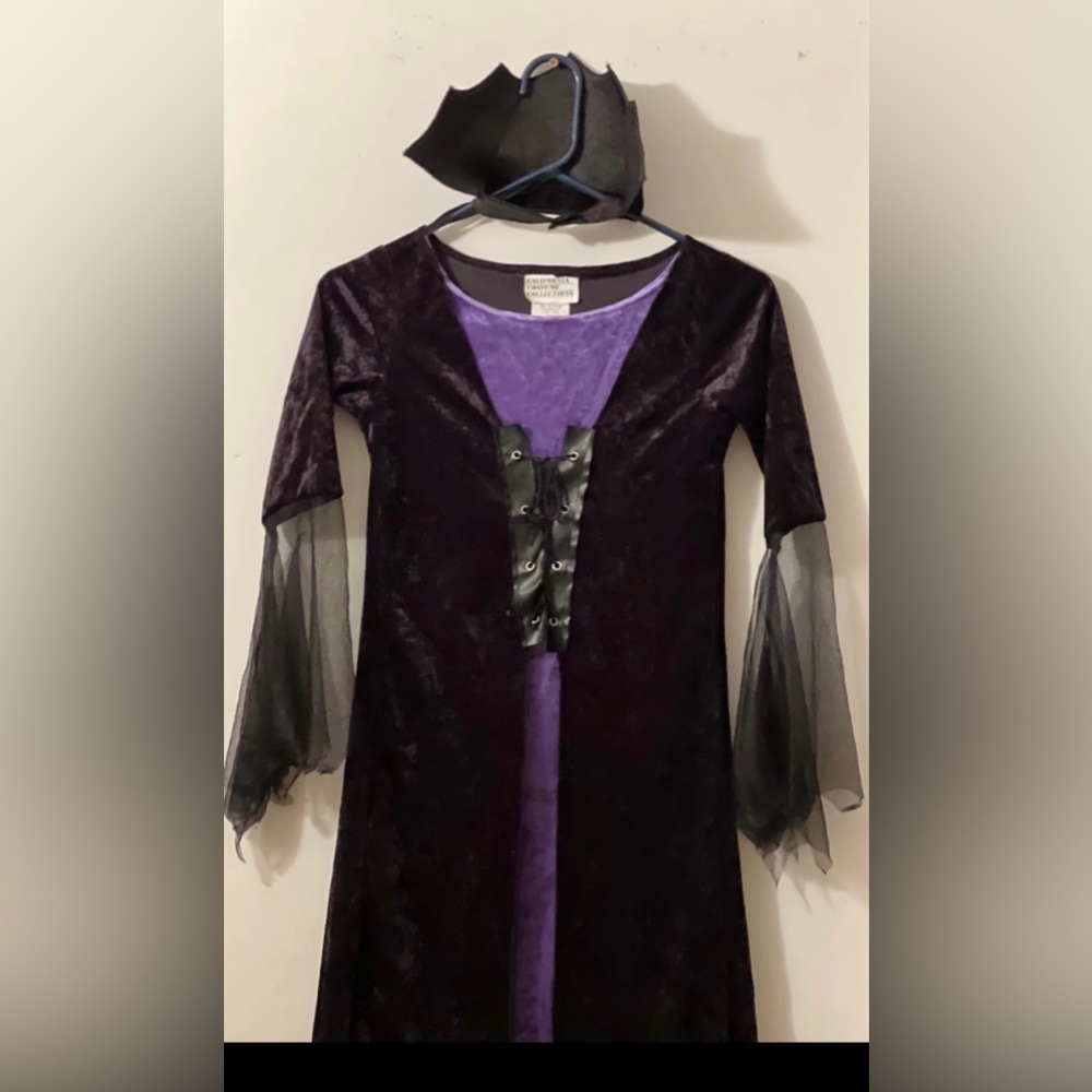 Kids Gothic Sorceress Halloween Costume
